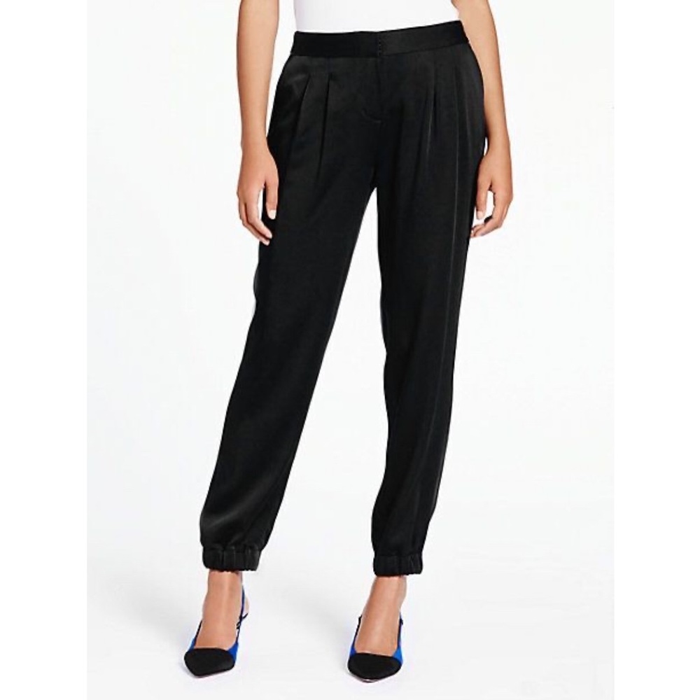 Kate Spade Black Cinch Bottom Pant